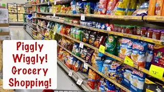 ASMR Shopping at the Piggly Wiggly! (No talking) Vlog style shop & grocery haul! Driving too!