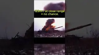 T 80BVM Destroys T 64 &ndash; 125mm at Close Range #tank #combat  #tacticaltest