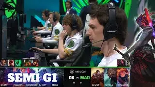 DK vs MAD - Game 1 | Semi Finals LoL MSI 2021 Knockout Stage | DAMWON Kia vs Mad Lions G1