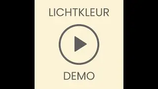 Demonstratie lichtkleur Warm wit - 3000Kelvin