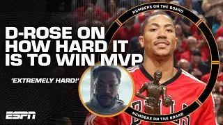 Derrick Rose reflects on winning MVP, sleeved jerseys & MORE | Numbers on the Board