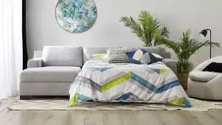 Austin 3 seat chaise sofa with storage and sofa bed