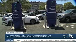 CA votes to ban sale of new gas-powered cars by 2035