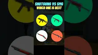SMG VS SHOTGUN Which One Is Best ? || #freefire #freefireshorts