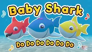 🦈 💦 🦈 Baby Shark Dance Moves Animated Cartoons for Kids | Rhymes for Babies 🎵🥁🎹🎸