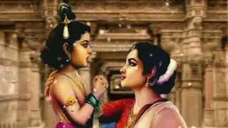 राधा-कृष्ण का झगड़ा 