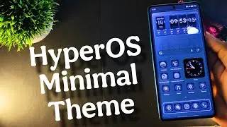 HyperOS Minimal Theme For Any Xiaomi Devices | New Minimal System Ui | #hyperos