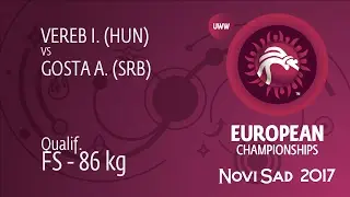 Qual. FS - 86 kg: I. VEREB (HUN) df. A. GOSTA (SRB) by TF, 10-0