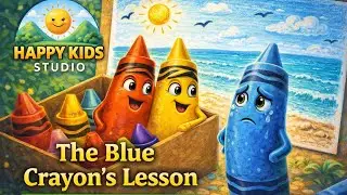 The Blue Crayon&rsquo;s Lesson 🖍️ | Moral Story for Kids | Everyone Is Special
