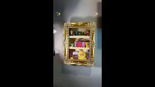 Viral Gilded Display Shelf