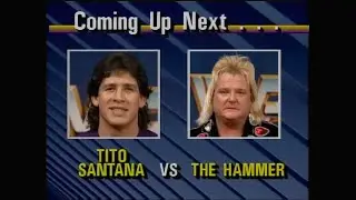 FULL MATCH: Tito Santana vs Greg The Hammer Valentine - December 1988
