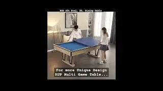 RUP 3 in 1 Multi Game Table | Pool | TT | Dining Top | 8ft #8ballpool #pool