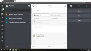 Nozbe Inbox to Project
