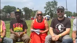 The Brooklyners interviewed by JacQueline Mestre at Jazz, Health and Food Truck Festival. 