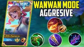 Wanwan 14 Kill Auto Mode Aggresive | Best Build Wanwan 2023 | Build Wanwan Tersakit 2023 | MLBB