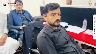 BDM, Mr. Arqeeb Ahmad, is conducting a product knowledge session with the sales team.