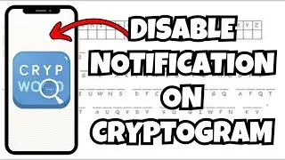 How To Disable Notification On Cryptogram