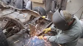 Building a rotisserie for my 1967 Chevy Pick-up frame
