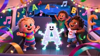 Magic Van ABC Tuness! 🚐 | Fun ABC & 123 Learning Song for Kids | Toddler Nursery Rhyme