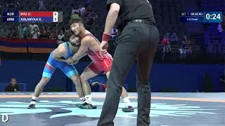 1/4 GR - 66 kg: H. RYU (KOR) df. K. ASLANYAN (ARM) by VPO1, 2-1