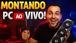 Montando PC GAMER AO VIVO 💻🔥 | Tira D&uacute;vidas e Dicas na Hora!
