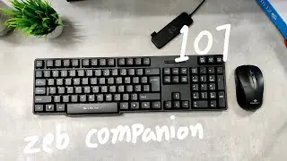 Zebronics Zeb Companion 107 Wireless Keyboard and Mouse Combo