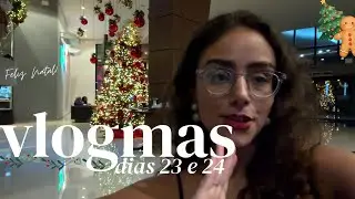 Viagem em família, cortei o cabelo e ceia de Natal! . Vlogmas 23 e 24