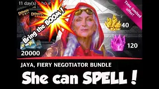 Jaya Fiery Negotiator - This Lady can SPELL! | Magic the Gathering Puzzle Quest