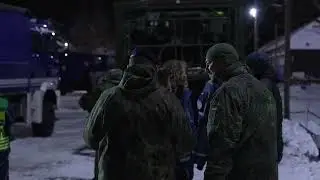 German Military helping during black out
