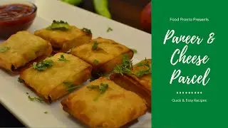 Paneer & Cheese Parcels Recipe-Quick & Easy (Food Pronto)