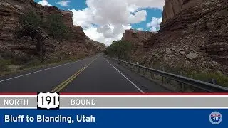 US Highway 191 - Bluff to Blanding - Utah |  Drive America's Highways 🚙