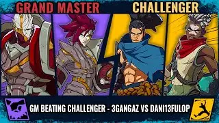 GM Beating Challenger - 3gangaz &ndash; [Grand Master] Vi Darius VS Yasuo Ekko [Challenger] | 2XKO