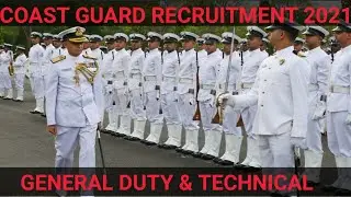 INDIAN COAST GUARD RECRUITMENT 2021| NAVIK GD TECHNICAL | RECRUITMENT 2021