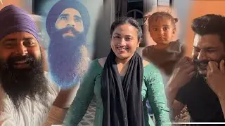 ਜਦੋ ਗਏ ਸੰਨਦੀਪ ਦੀਦੀ ਹੁਣਾ ਕੋਲ 😛😛 SANDEEP DIDI KARAN PUT GURMEHAR PUT 😘😘😘