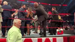 WWE Raw Reunion Front Row Legends Celebrate In Ring - July 22, 2019