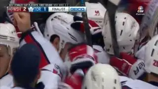 Washington Capitals Vs Toronto Maple Leafs Marcus Johansson OT Game Winner 2017 Playoffs