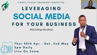 Social Media Training Day 1 by Gbenga Borokini