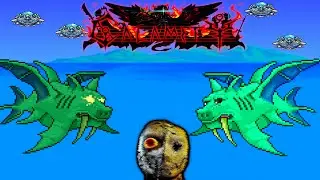 duke fishron but with aliens terraria calamity mod walkthrough part14