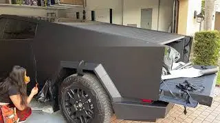 Tesla Cybertruck quater panel wrap