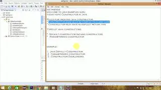 how to write default constructor in java