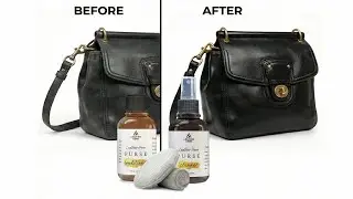How to restore leather purse at house? | Leather Hero Purse Care Kit | Restoration Video