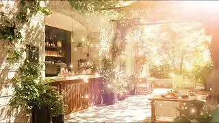 Sun-Drenched Piano Melodies: Relaxing Solo Music for a Peaceful Afternoon at a Floral River Cafe