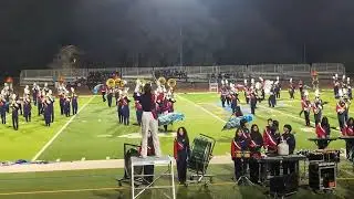 AHS Marching Band at Foothill Band Review 2025