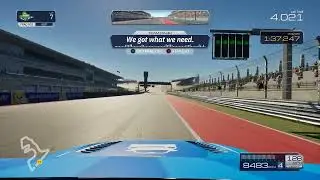 NASCAR 25 COTA Next Gen hot lap and 3 lap run