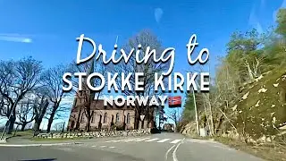 Norway 🇳🇴 Countryside driving to Stokke kirke