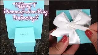 TIFFANY & CO. TIFFANY T DIAMOND WIRE RING UNBOXING & TRY ON 2021