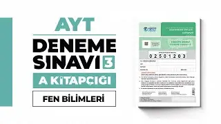 Eğitim Vadisi Yayınları AYT 3 A Kitapçığı Fen Bilimleri Soru Çözümleri