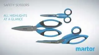 Safety scissors MARTOR SECUMAX 363 564 565 Product Video GB