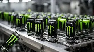 Inside The MASSIVE Monster Energy Factory Making Your Favorite Drink