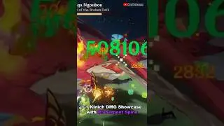 C1 KINICH DAMAGE SHOWCASE WITH R5 SERPENT SPINE #kinich #genshinimpact #genshinedit #genshin